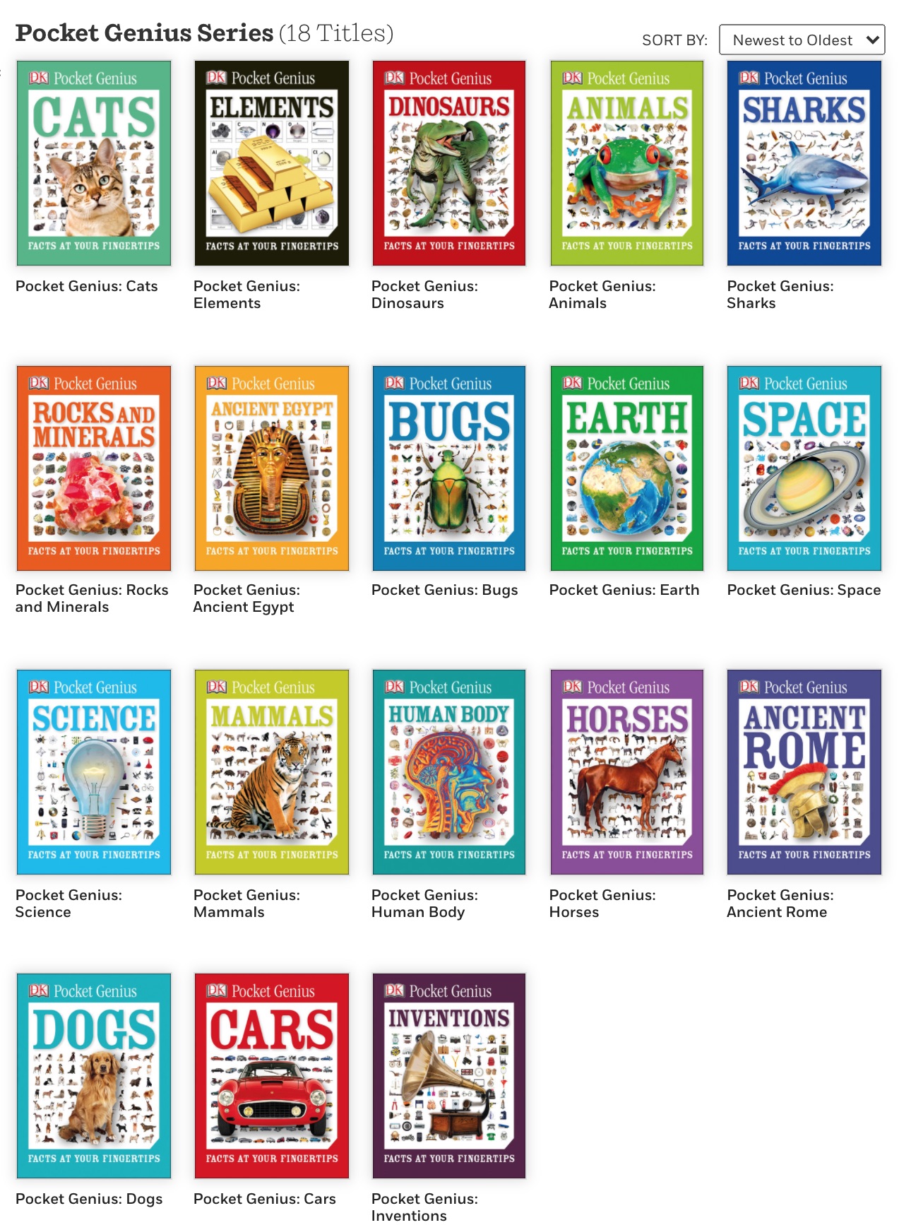 全套dk Pocket Genius百科知识口袋书全18本pdf 原版英文读物 我的小孩的成长分享